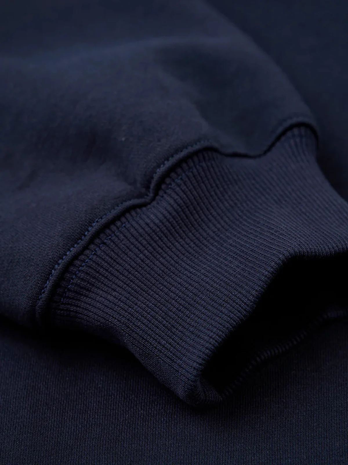 "KaraKu" Embroidery Elbow Suede Patches Brushed Cotton Sweatshirt - Image 20