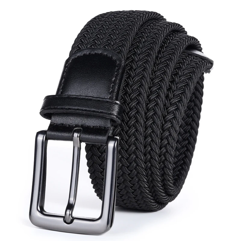 Handwoven Solid Color Stretch Belt - Image 6