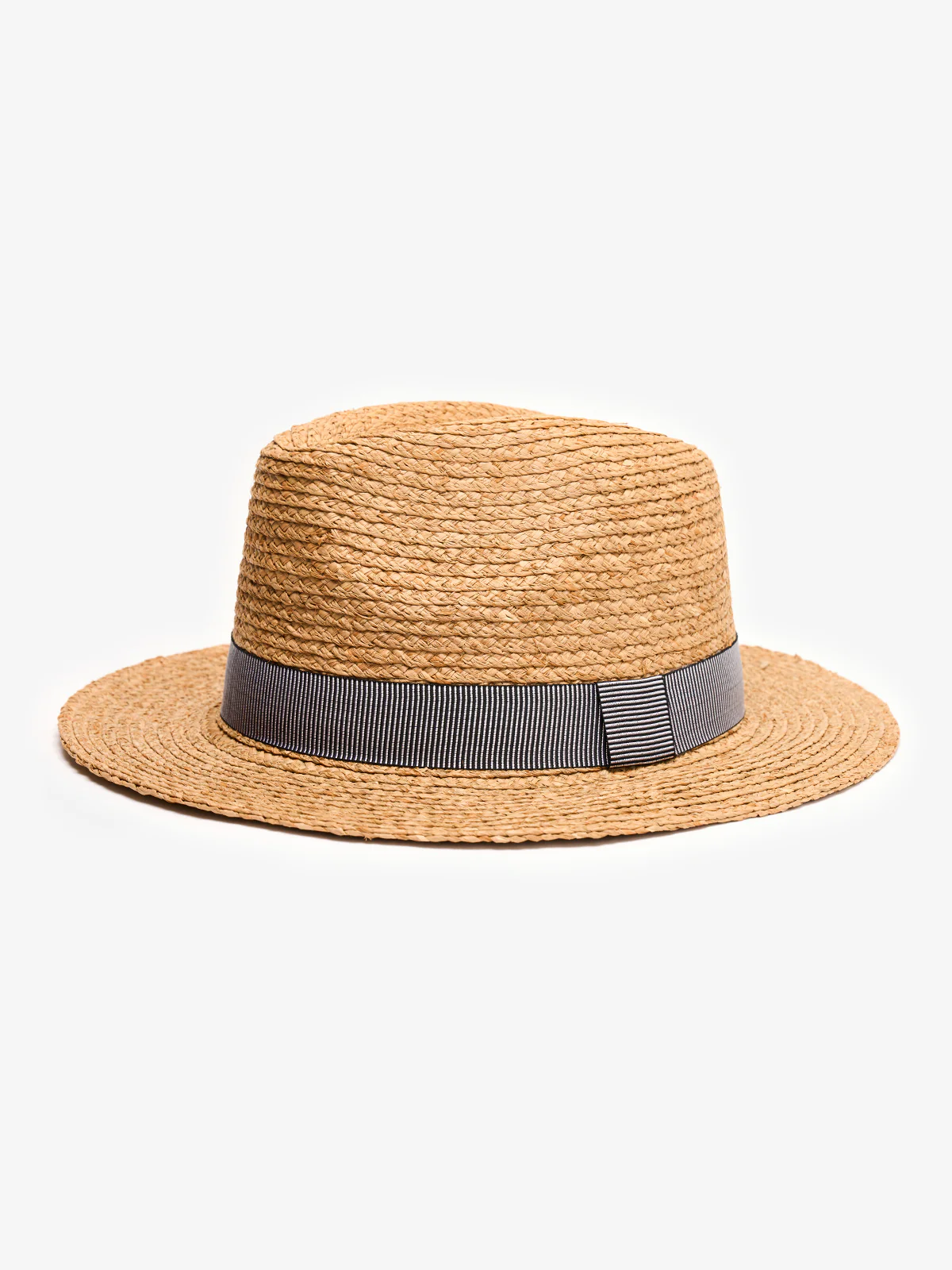 Handmade Curled Brim Jazz Straw Hat - Image 3